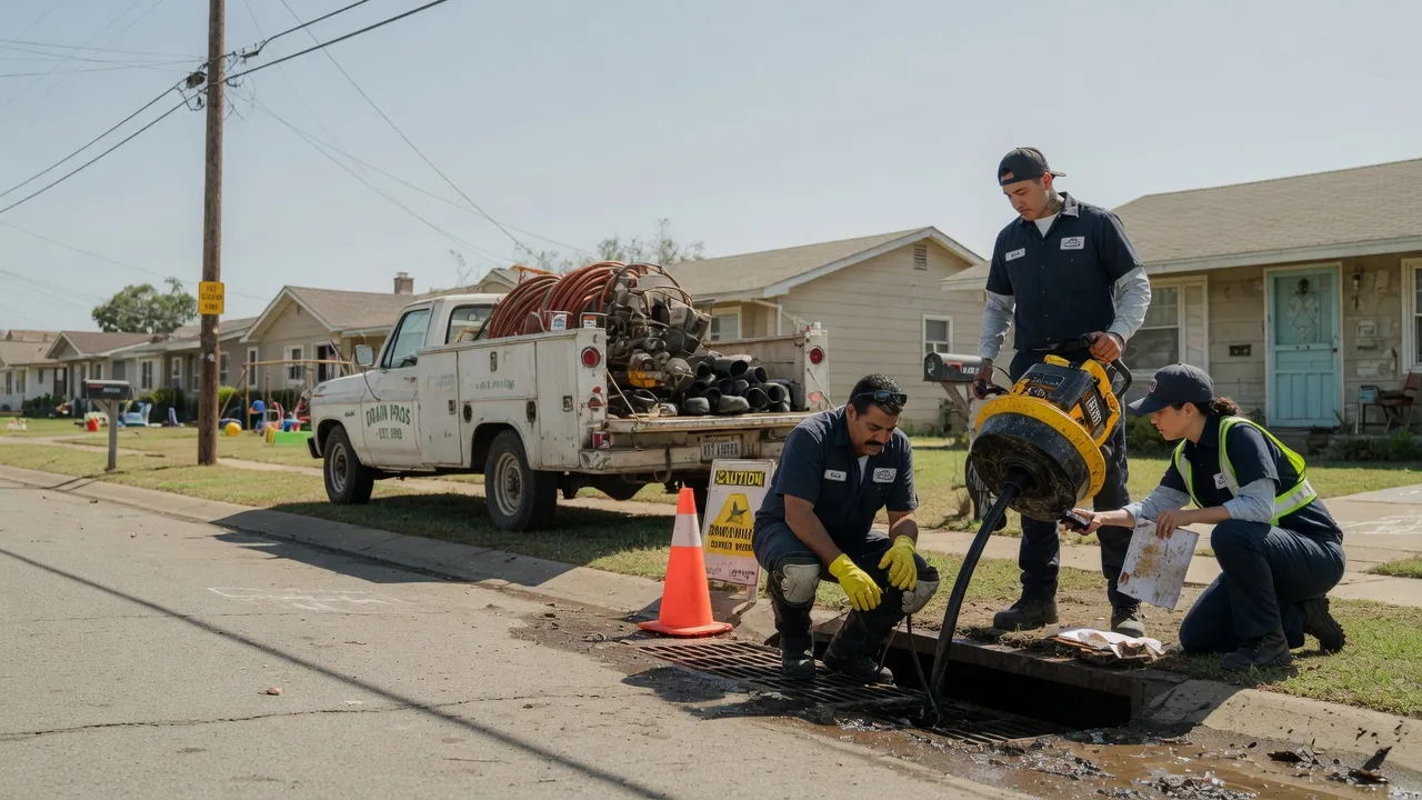 Drain Cleaning in Deanville, TX near me